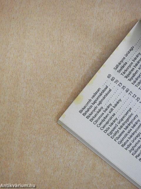 A 100 legjobb bárány- és birkaétel