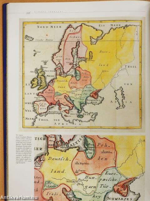 Európa térképei 1520-2001