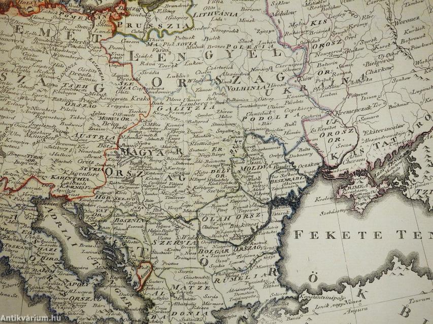 Európa térképei 1520-2001