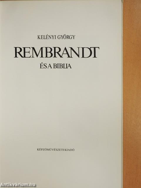 Rembrandt és a Biblia