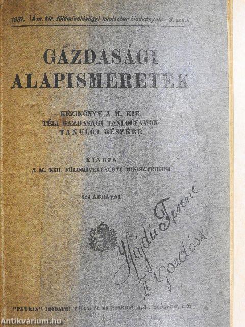 Gazdasági alapismeretek