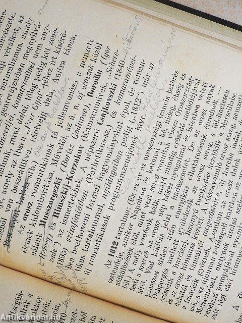 Bevezető a zenetudományba és zenetörténet