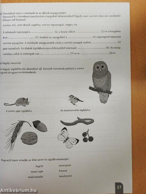 Természetismeret munkafüzet 5.
