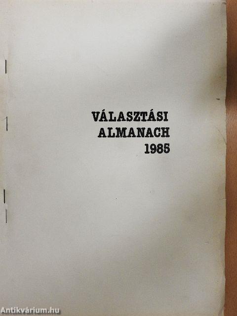 Választási almanach 1985