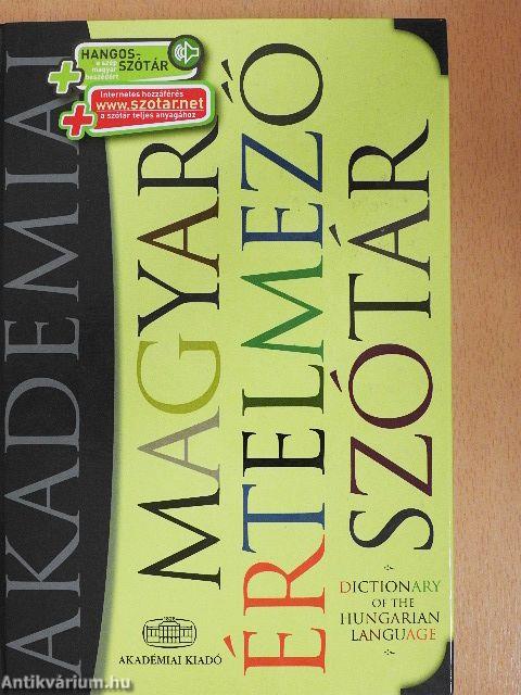 Magyar értelmező szótár