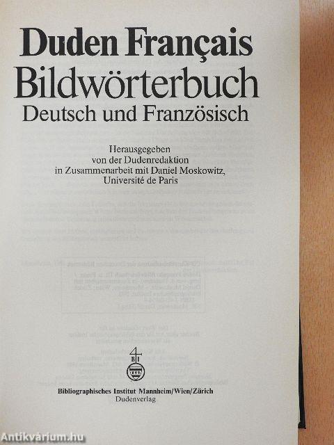 Duden Francais Bildwörterbuch 