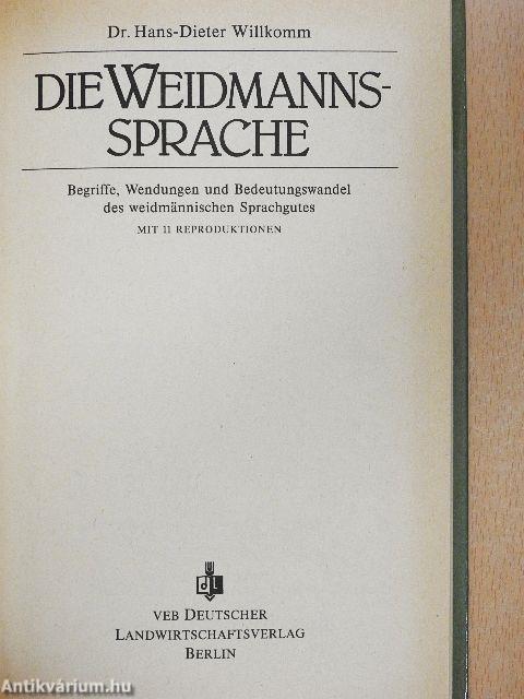 Die Weidmannssprache