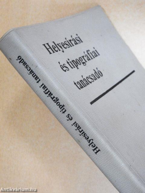 Helyesírási és tipográfiai tanácsadó