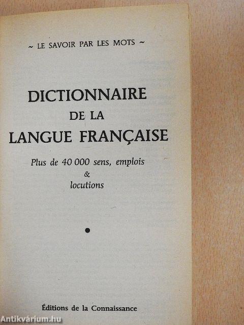 Dictionnaire de la Langue Francaise