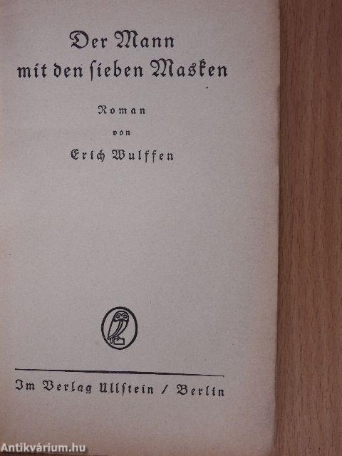 Der Mann mit den sieben Masken (gótbetűs)