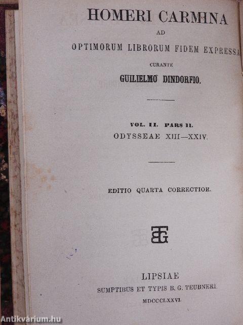 Homeri Odyssea I-II. (ógörög nyelvű)