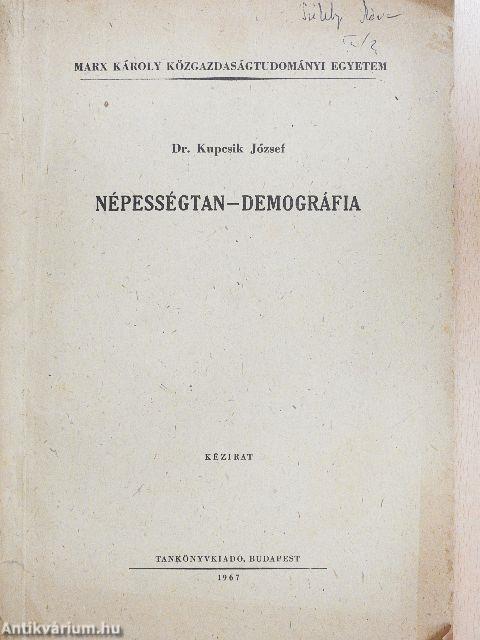 Népességtan - demográfia