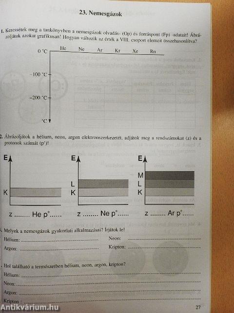 Kémia munkafüzet 7.