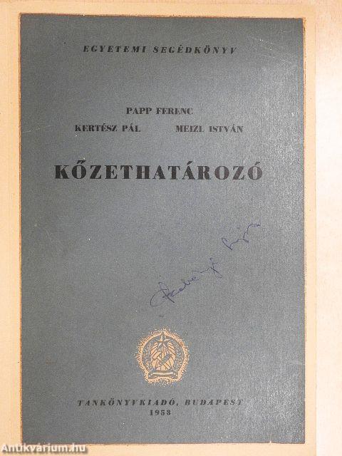 Kőzethatározó