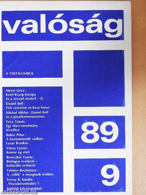 Valóság 1989. szeptember