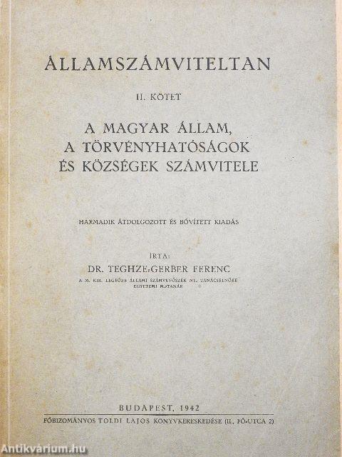 Államszámviteltan II.