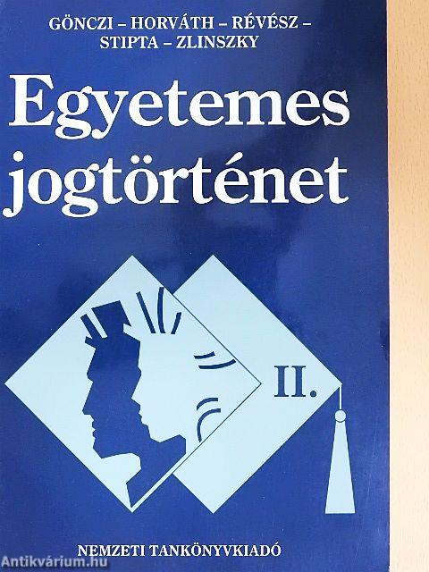 Egyetemes jogtörténet II.