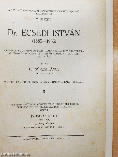 Dr. Ecsedi István