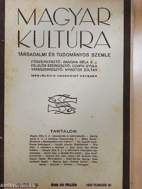 Magyar Kultúra 1935. február 20.