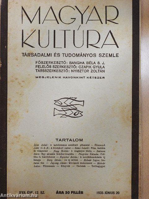 Magyar Kultúra 1935. június 20..