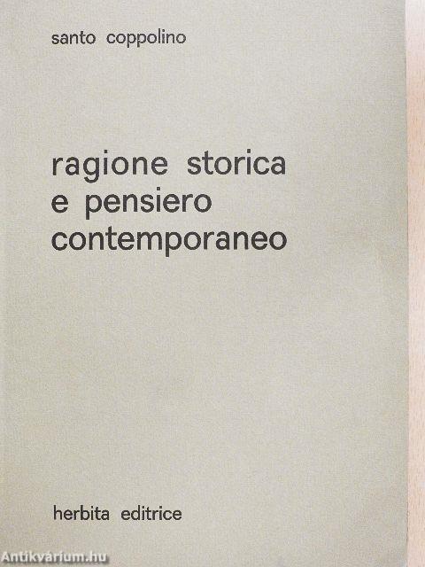 Ragione storica e pensiero contemporaneo