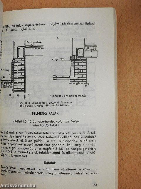 Falak és falazási munkák