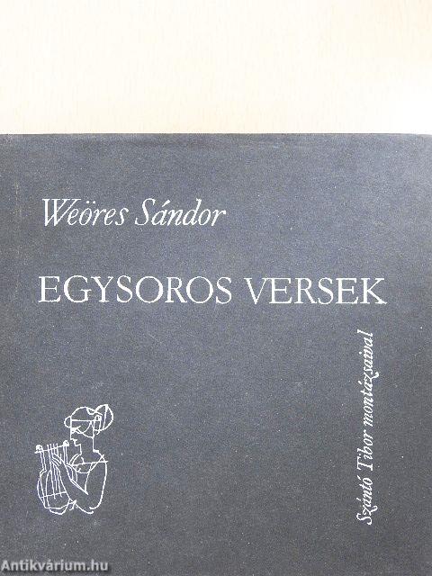 Egysoros versek