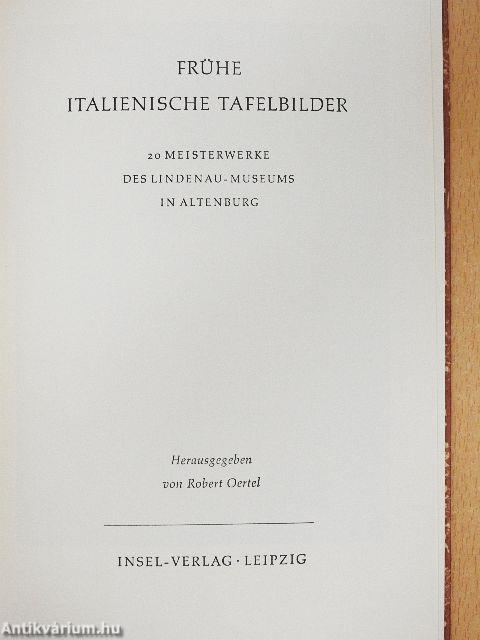 Frühe italienische Tafelbilder