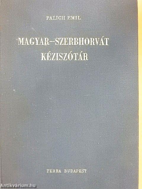 Magyar-szerbhorvát kéziszótár