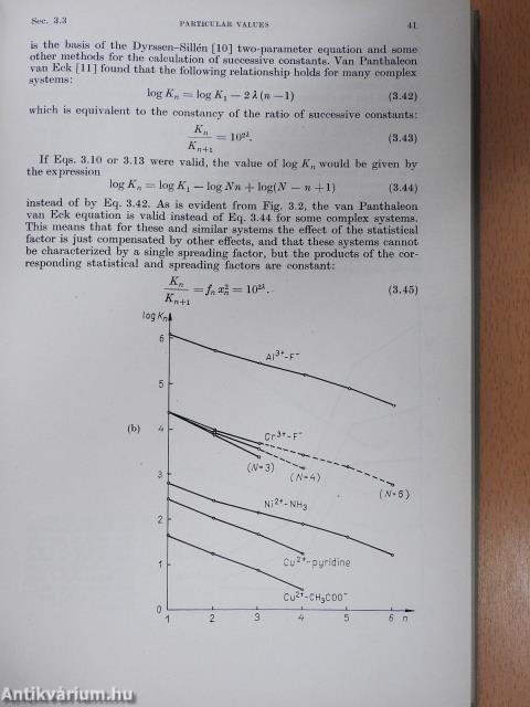 Chemistry of Complex Equilibria (dedikált példány)