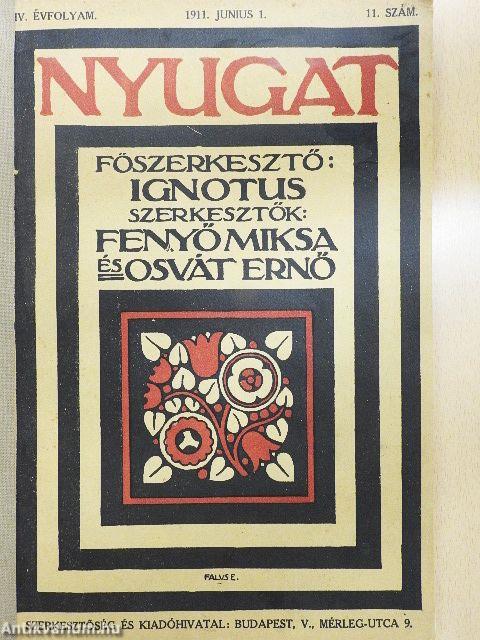 Nyugat 1911. junius 1.