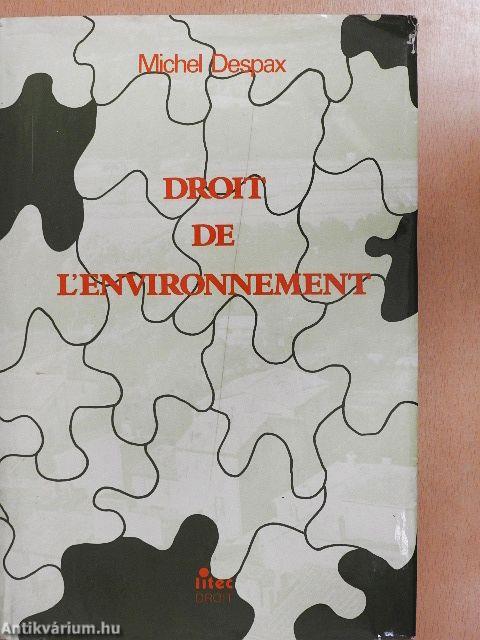 Droit de l'Environnement