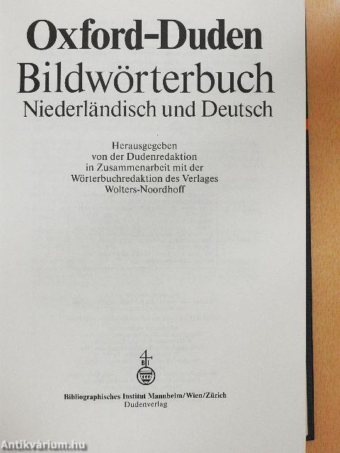 Oxford-Duden Bildwörterbuch Niederländisch und Deutsch