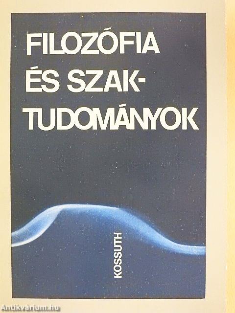 Filozófia és szaktudományok