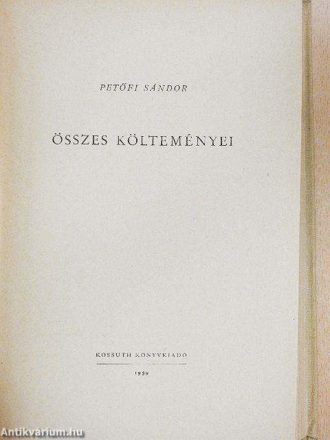 Petőfi Sándor összes költeményei I-II.