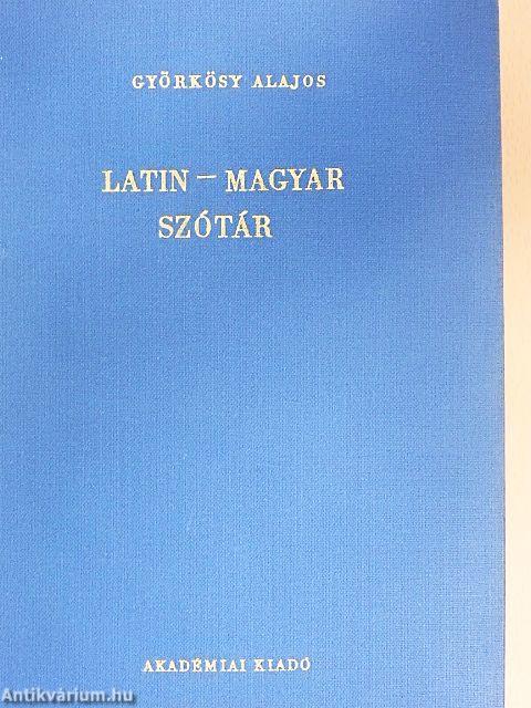 Latin-magyar szótár