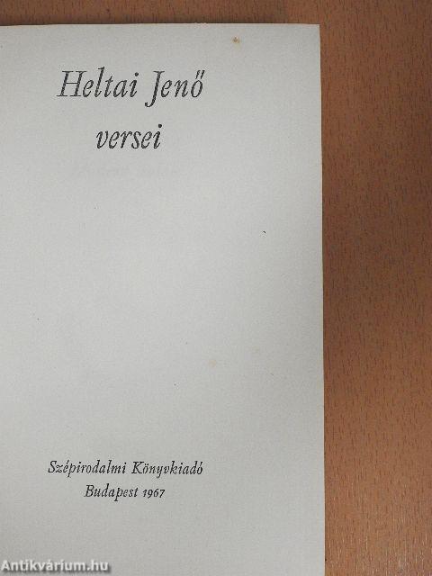 Heltai Jenő versei