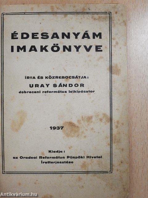 Édesanyám imakönyve