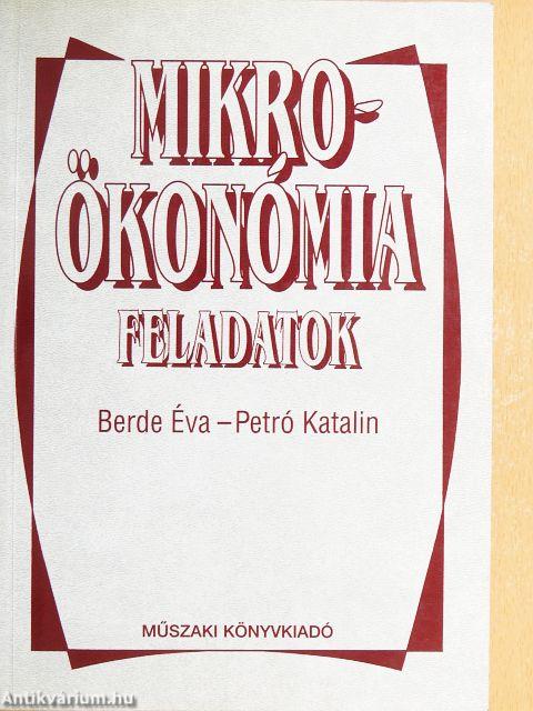 Mikroökonómia feladatok