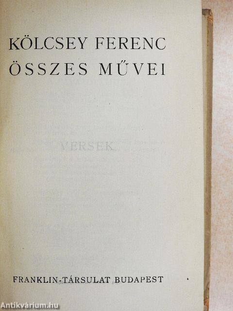 Kölcsey Ferenc összes művei