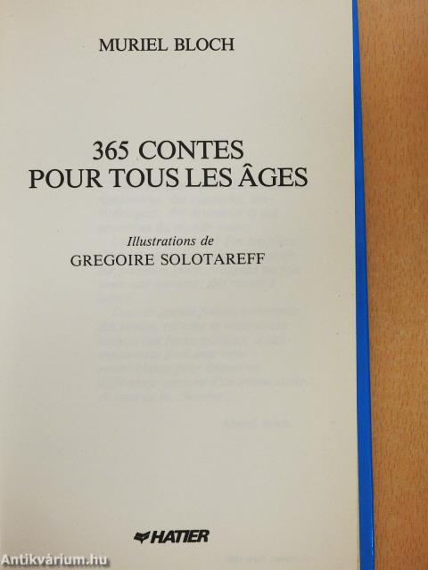 365 Contes pour Tous les Ages