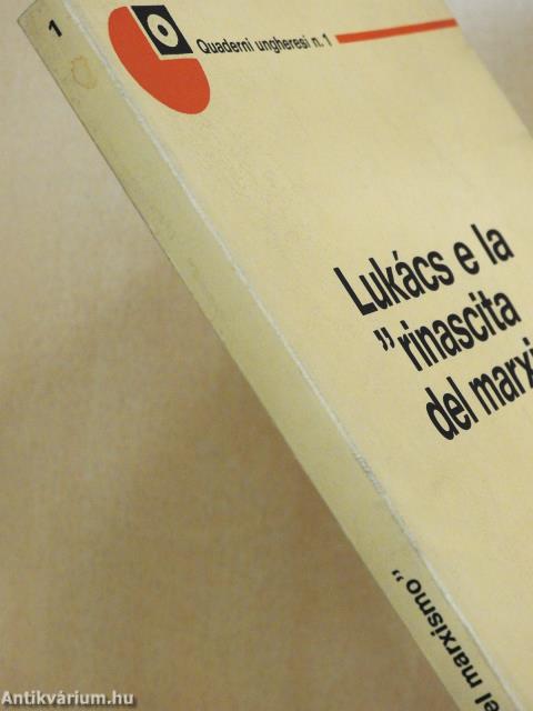 Lukács e la "rinascita del marxismo"