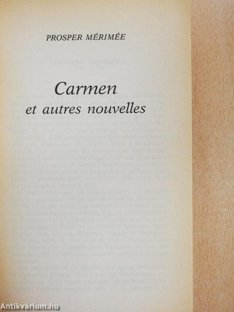 Carmen et autres nouvelles