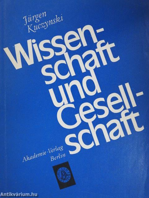 Wissenschaft und Gesellschaft (dedikált példány)