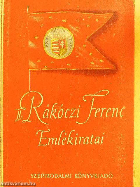 II. Rákóczi Ferenc emlékiratai