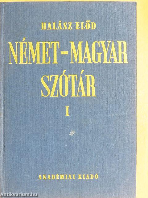 Német-magyar szótár I-II.