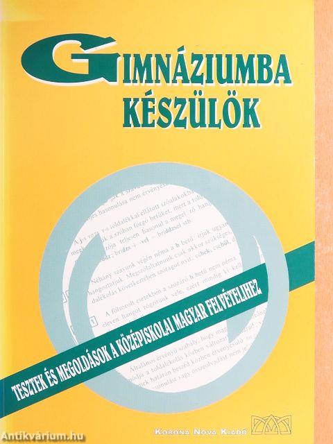 Gimnáziumba készülök