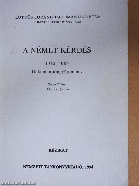 A német kérdés