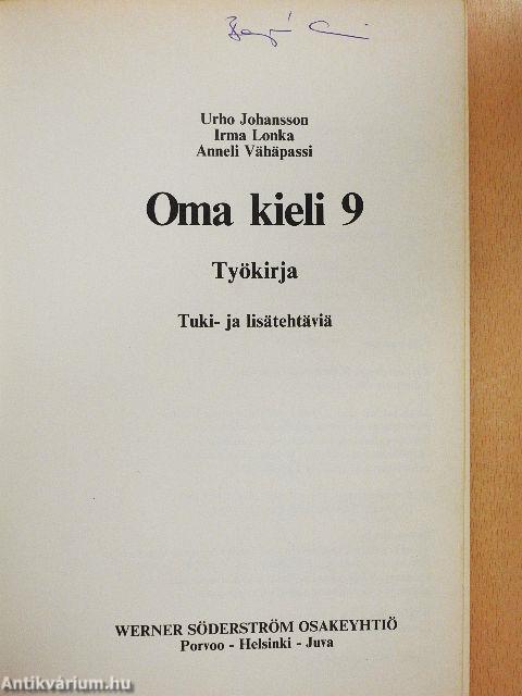 Oma kieli 9. - Työkirja