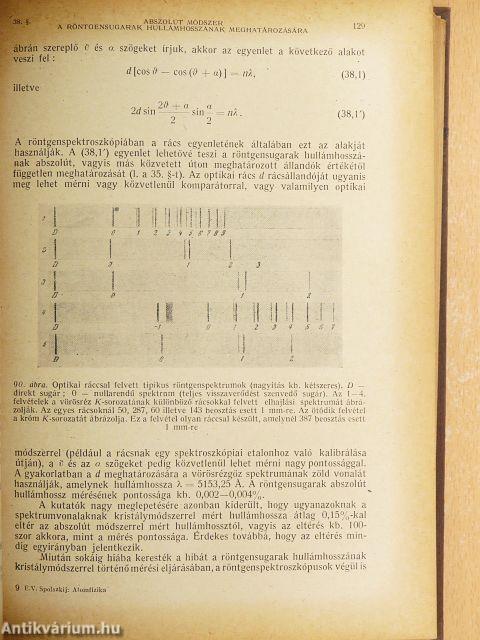 Atomfizika I-II.